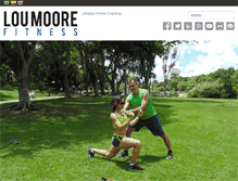 Tablet Screenshot of loumoore-fitness.com